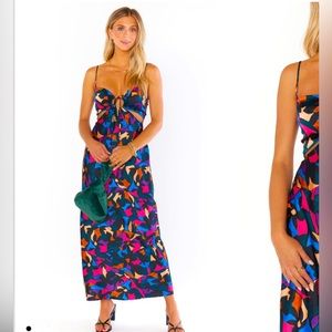 Show Me Your Me MuMu cut out geometric dress